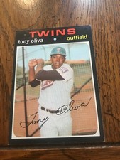 Tony Oliva 1971 Topps Baseball Card