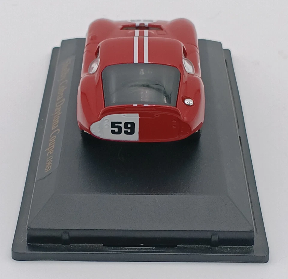 94242RD 1965 Shelby Cobra Daytona Coupe Racing Car Red with White Stripes Mint - Image 2 of 4