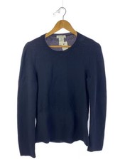 CELINE/Knit sweater thin /L/Wool/NVY