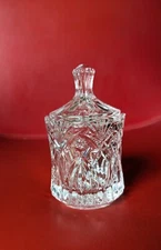 Cristal D'Arques Durand Vincennes Cut Crystal 5 ½" Sugar Bowl With Lid 