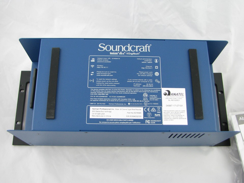 Soundcraft Ui24R Wireless 24channel Digital Mixer/USB MultiTrack