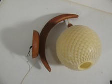 wohl Teak Temde  Kugel Wandlampe  (B 127)