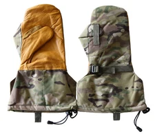 Military Tactical Insulated Hunting Ski Extreme Cold Arctic Leather Mittens