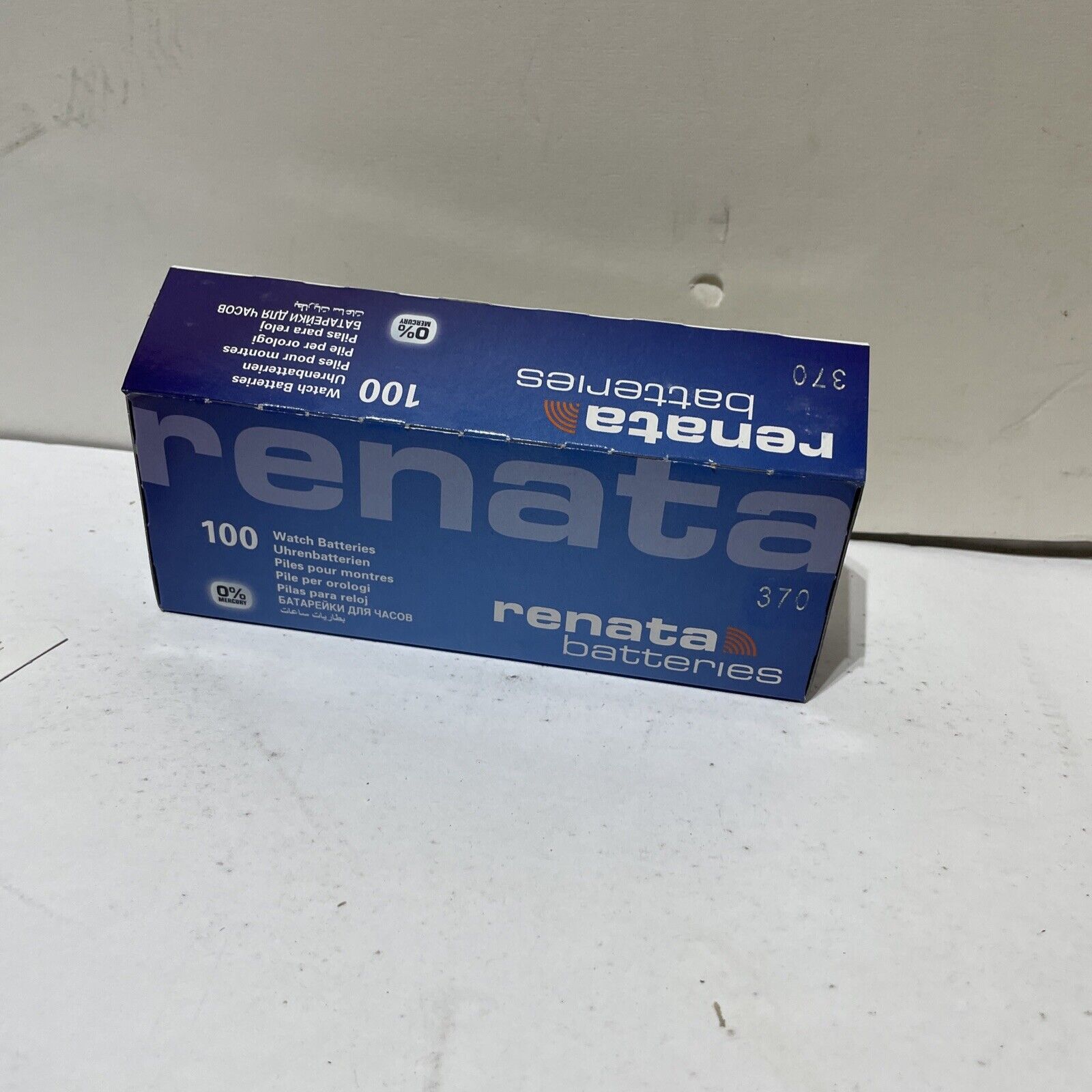 Renata #370Silver Oxide Battery - Pack of 100