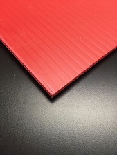 Coroplast 4mm 12" x 12" 10 Pack Red Corrugated Plastic Sheets Sign