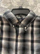 Men's Ralph Lauren Chaps 100% Cotton Sz L Long Sleeve Dress Shirt Button Up 