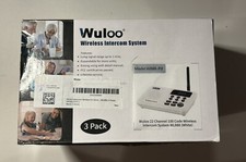 Wuloo 22 Channel 1 Mile Wireless Intercom System WL888 3 Pack 