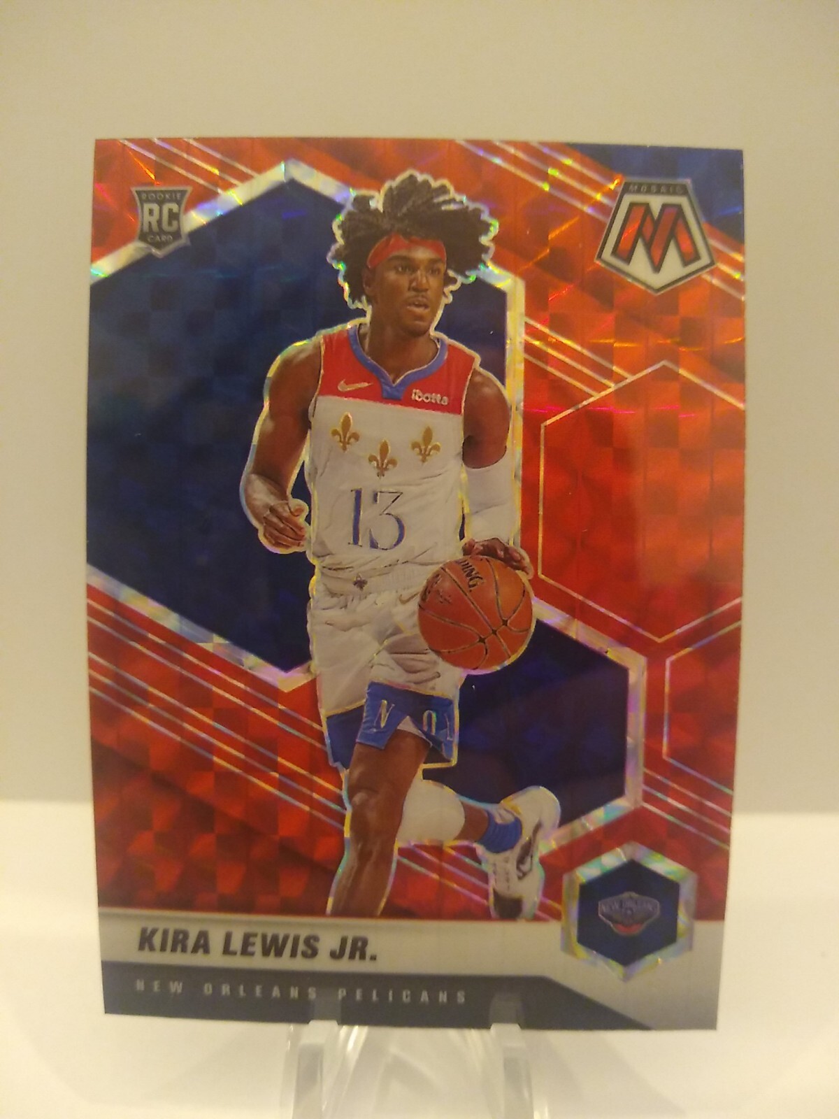 2020-21 Mosaic Red Prizm Kira Lewis Jr #224 RC Rookie Basketball Card