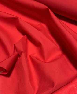 Red - Polyester/Cotton Broadcloth Fabric