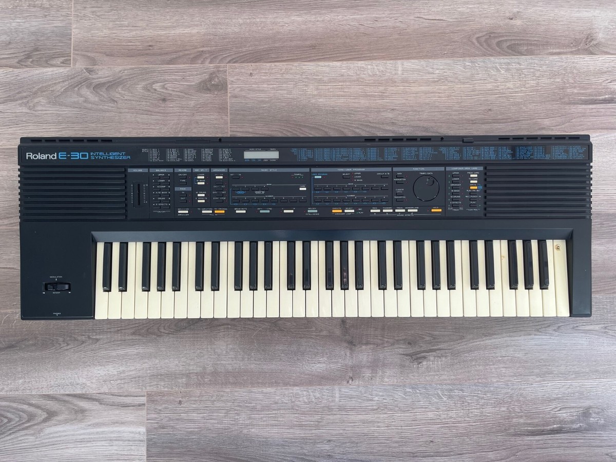 Vintage 198* Roland E-30 Intelligent Synthesizer | eBay Vintage 198* Roland E-30 Intelligent Synthesizer | eBay
