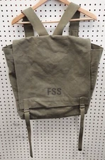 Vintage 1960's/70's FSS Heavy Canvas Packsack Type I Named USFS Rucksack Nice