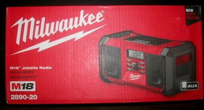Milwaukee M18 18V Heavy-Duty Jobsite Radio 2890-20 Tool Only 45242364244 | eBay