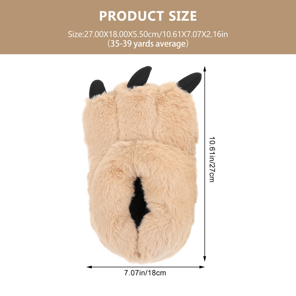 APL 2 paia ciabatte calde bambino signorina pantofole invernali calde invernali