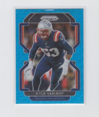 2021 Panini Prizm Kyle Van Noy Blue Wave Prizm #ed 079/199 Patriots 