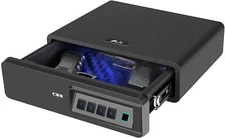 Biometric Fingerprint Safe, Slide-Away Handgun Safe for Two Pistols Storage Safe