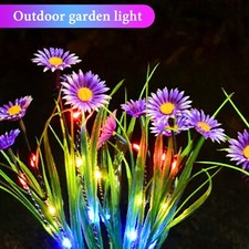 Solar-Powered Daisy Lights-1 Pack LED Flower Stakes for Yard/Patio Garden Decor