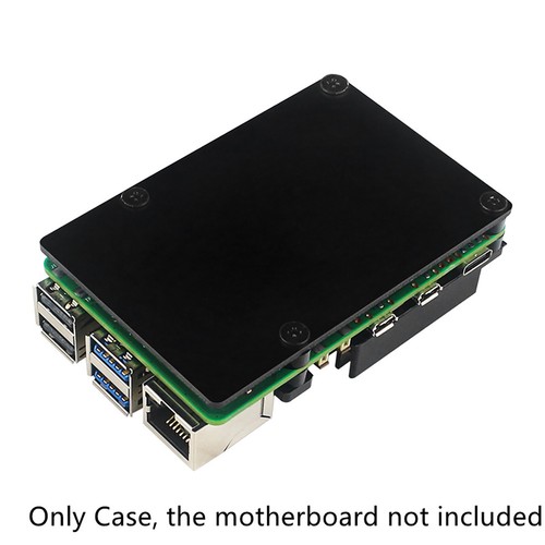 For Raspberry pi 5 Cooler Case Cooling Fan Enclosure Heat Sink Protective Cover - Afbeelding 7 van 11