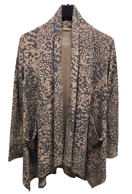 Designer Long Weste/Jacke *Cuddl Duds* Animal/Camel  Größe S / fällt größer aus