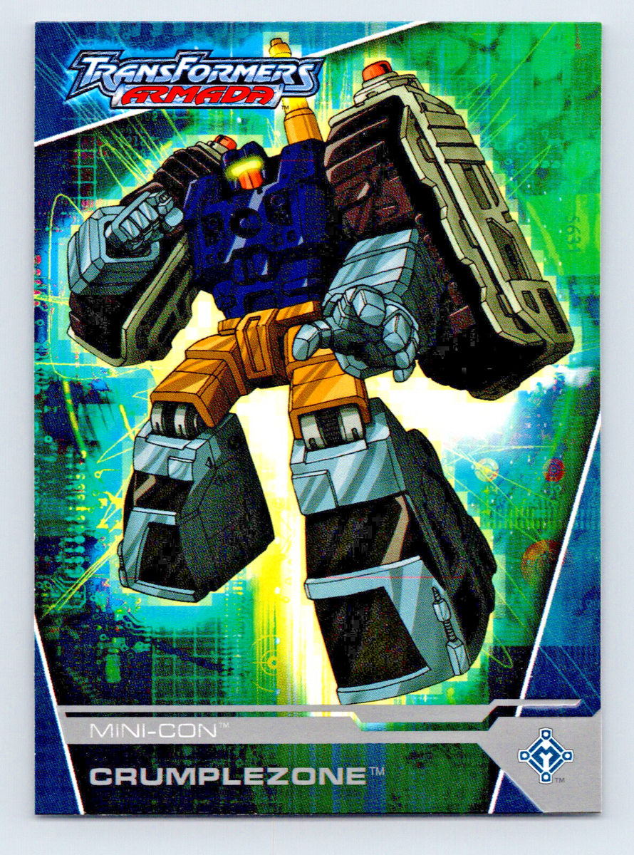 2003 Fleer Transformers Armada #42 Crumplezone Mini Con Trading