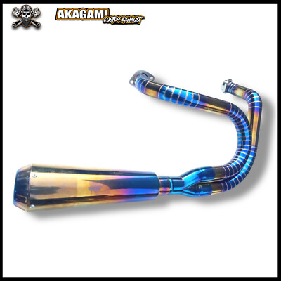Exhaust 2 Into 1 Stainless Steel Fit For Harley Dyna Super Glide 1991-2017