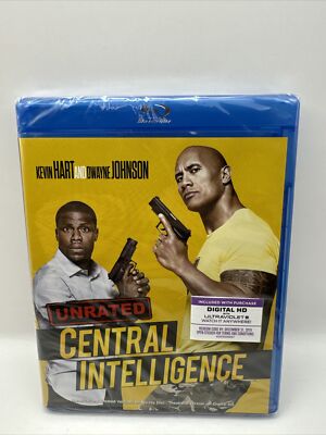Central Intelligence theatrical, unrated versions Blu-ray Disc Digital Download
