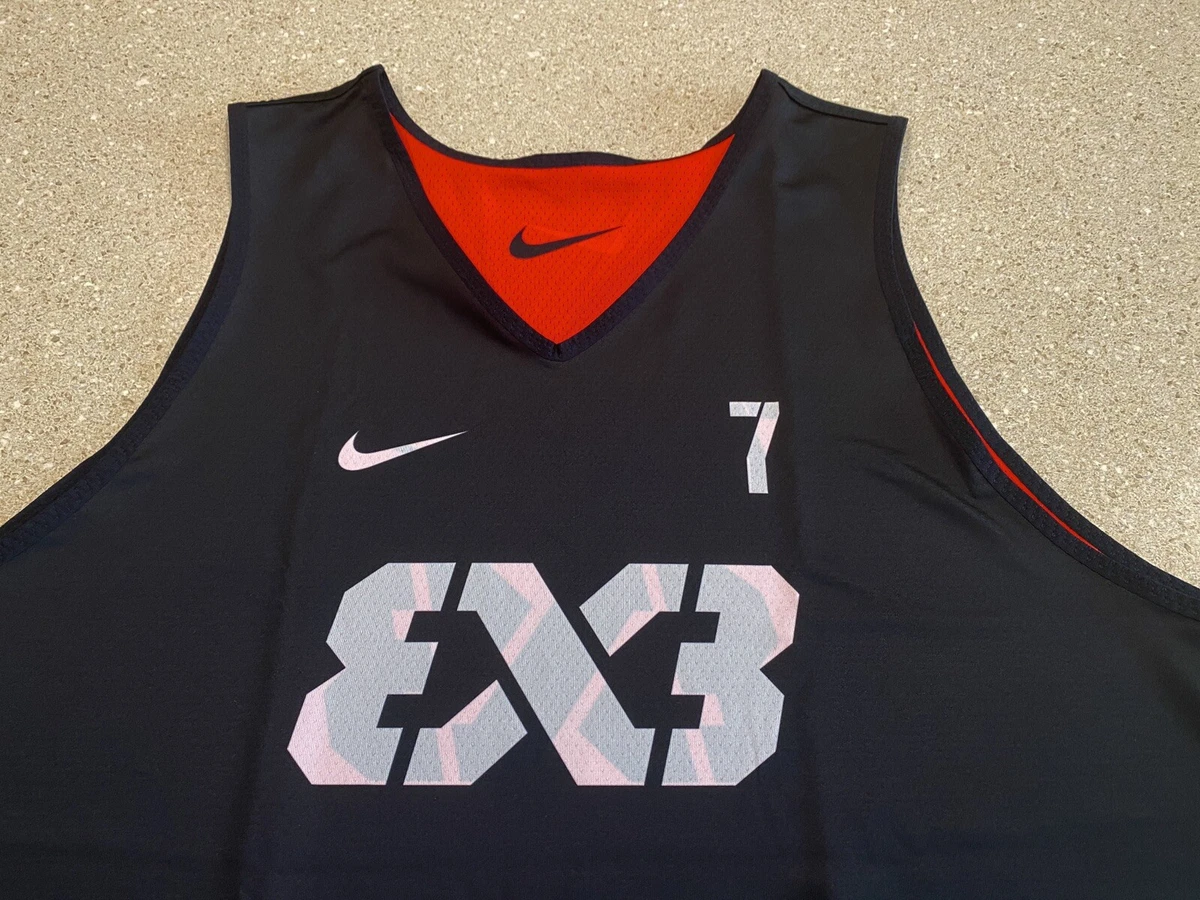 Nike, Shirts, Nike Fiba 3x3 Reversible 3 Basketball Jersey