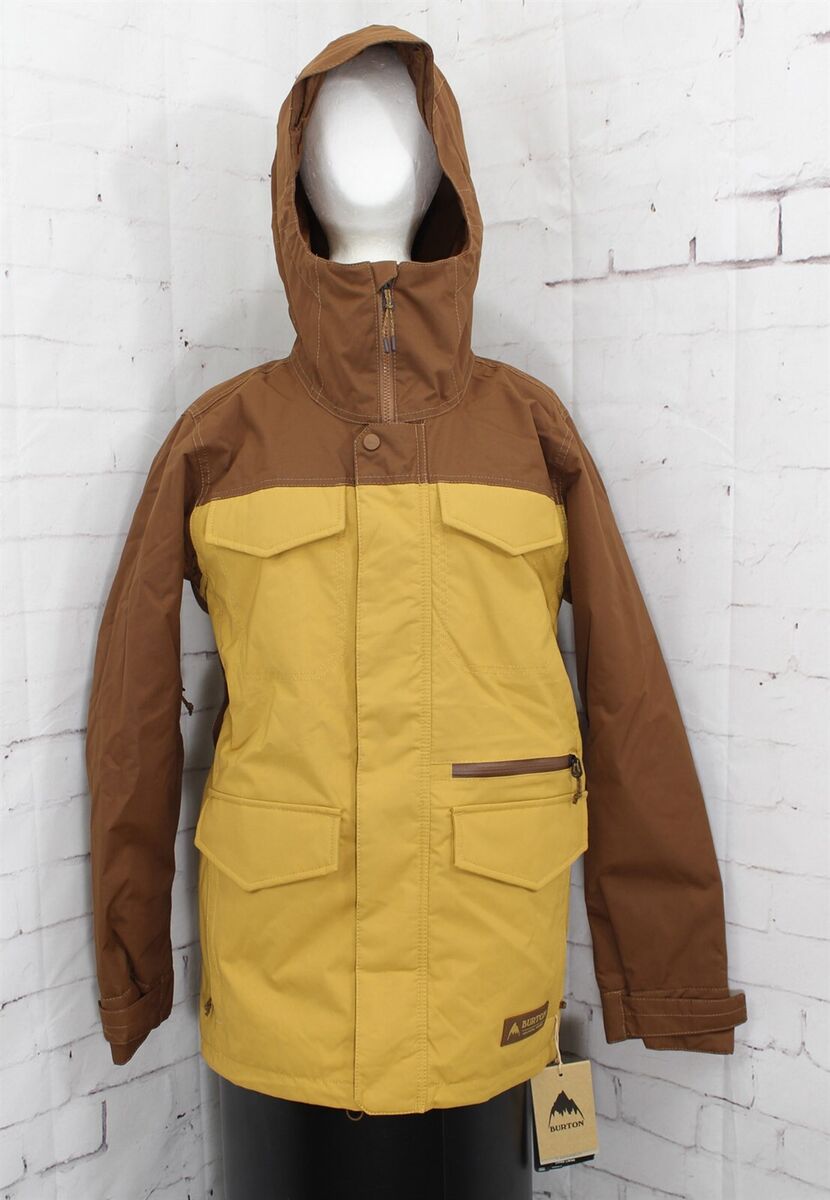 Burton Covert Snowboard Jacket, Men's Small, Bison/Wood Burton Covert Snowboard Jacket, Men's Small, Bison/Wood