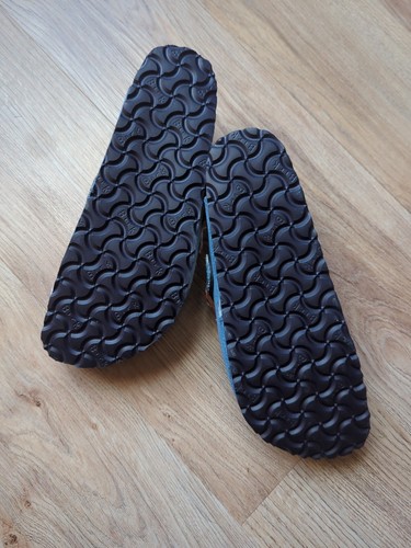 Birkenstock Boston Denim Jean Clogs EU 38 Women 7-7.5 RARE - Picture 14 of 16