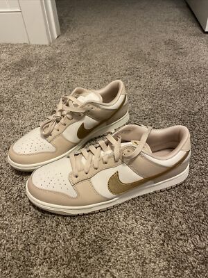 Size 10.5 - Nike Dunk Low Gold Swoosh 2023