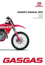 GAS GAS GASGAS Owners Manual Book Guide 2022 MC 450F