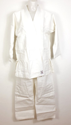 H52)  DanRho Judo Gi Judoanzug Yamanshi Ju Jutsu Weiß Gr. 200 Neu Baumwolle