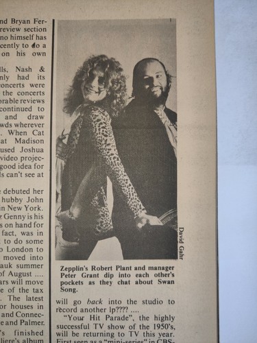 Hit Parader Magazine Dec. 1974 Eric Clapton David Bowie Pete Townshend W /Poster - Picture 6 of 12