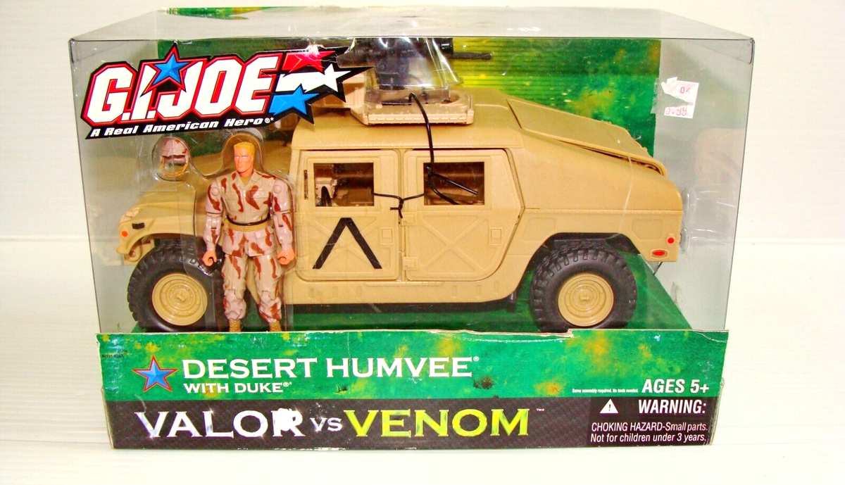 1:18 Hasbro G.I Joe U.S Army Humvee Desert Armored Humvee Vehicle