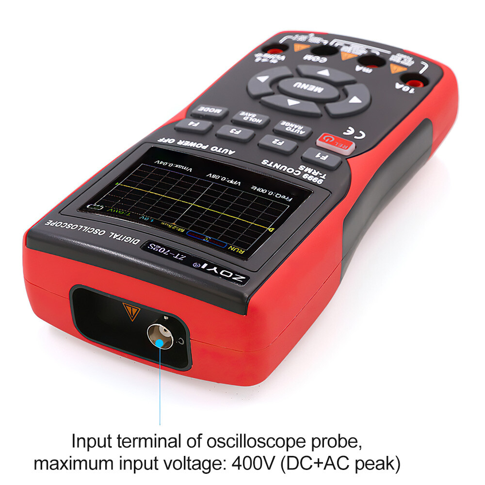 ZT702S Digital Oscilloscope Multimeter AC/DC Voltmeter Ammeter