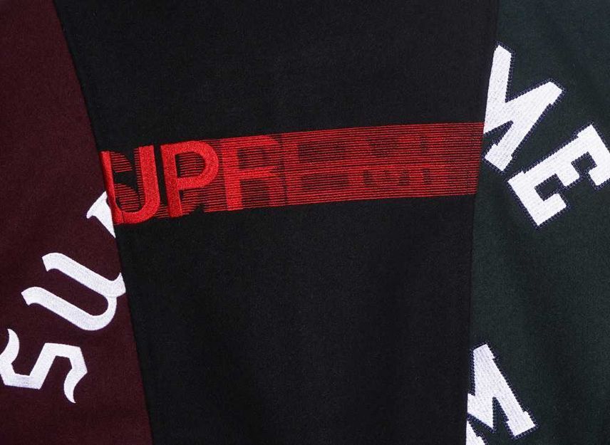 Supreme MM6 Maison Margiela Split Varsity Jacket Multicolor | eBay