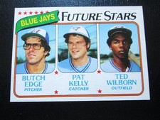 BUTCH EDGE PAT KELLY TED WILBORN 1980 TOPPS ROOKIE BASEBALL CARD # 674 NM. rookie card picture