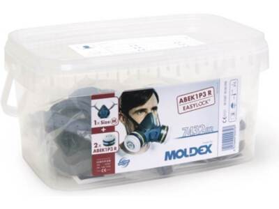 MOLDEX 743202 Atemschutzbox 743202 1x700201,2xA1B1E1K1P3 Filter 943001