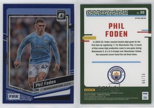 2023-24 Panini Donruss FIFA Optic Blue Prizm /99 Phil Foden #88