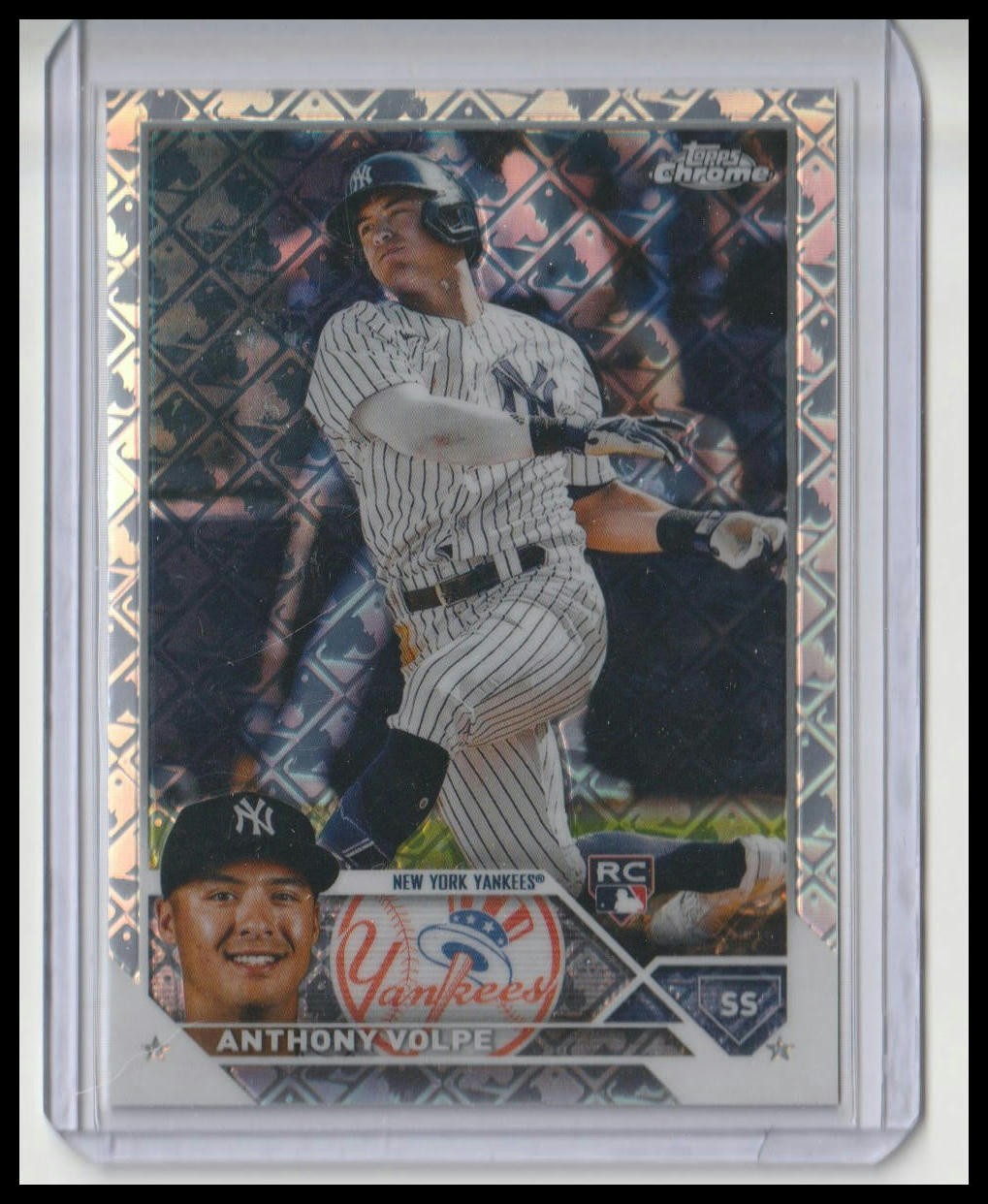 2023 Topps Chrome Logofractor Edition #4b Anthony Volpe