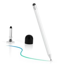 Stylus for Touch Screens, SSS GRGB Magnetic Disc Universal High White