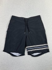 Fair Harbor Swim Trunks Mens Medium Board Shorts Recycled Striped Quick Dry