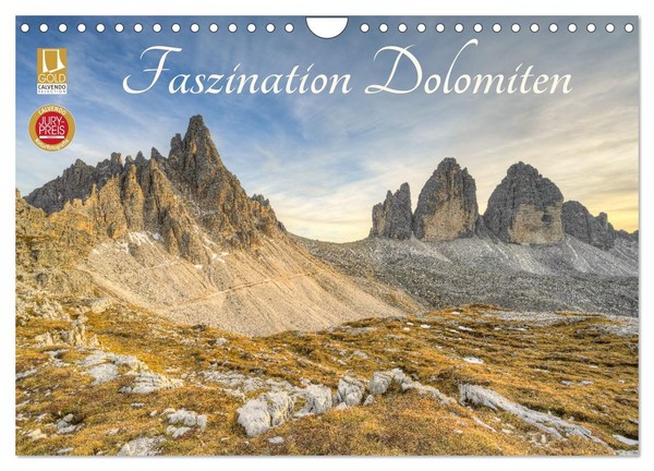 "Calendar 2027 · US Version · Fascination Dolomites (Wall Calendar 2027 12\" × 8\""-image