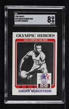 1984 M&M's Olympic Heroes Oscar Robertson #33 SGC 8 HOF 1i9m