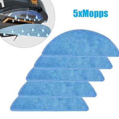 High Quality For Tesvor Mop Cloths Accessories S6 Pro 5Pcs For Tesvor Pad
