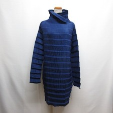   Tops  ISSEY MIYAKE Pleated Long Jacket/Cardigan Size 2 Blue IM93FJ741 Made