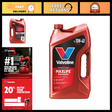 High Mileage 10W-40 Synthetic Blend Motor Oil, MaxLife Technology, 5 QT - Engine 33.59 per gallon