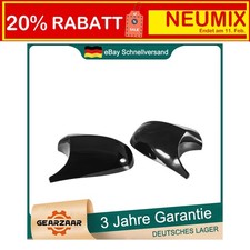 2x Spiegelkappen Gehäuse Glanz Schwarz Für BMW E90 E91 E92 E93 LCI 1