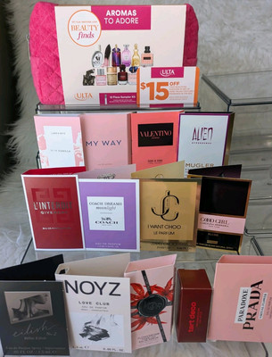 ULTA 2025 Aromas to Adore 13 Pc Perfume Sampler Set +$15 Gift