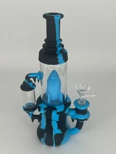 ROCKET SHIP SILICONE RECYCLER BONG RIG - 2 FREE GIFTS - PIPE - WATER BONG/RIG
