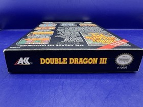 Double Dragon III (Nintendo NES, 1991) CIB Completo En Caja &iexcl;Con Manual y P&oacute;ster!